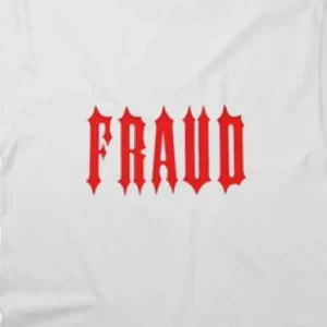 Maglietta bianca di Trapstar Fraud