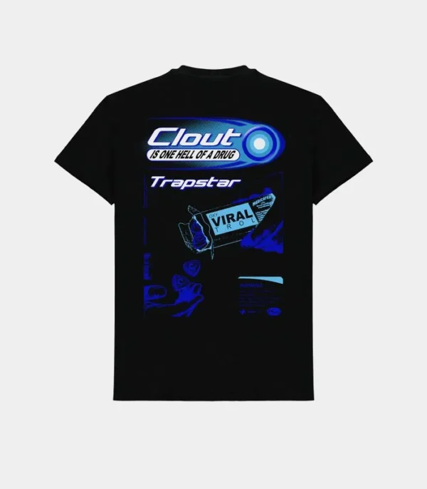 Maglietta nera di Trapstar Clout