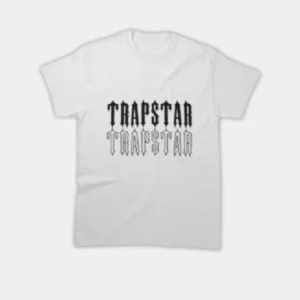 T-shirt Trapstar Esstional Bianca-Nera