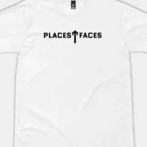 T-shirt Bianca T-Faces di Trapstar Places