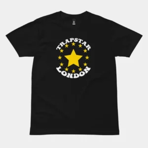 T-shirt nera di Trapstar Stars London