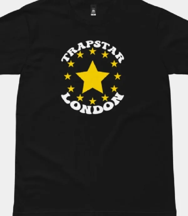 T-shirt nera di Trapstar Stars London