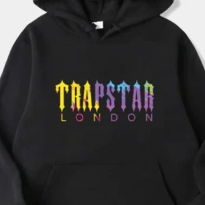 Felpa con cappuccio nera di Trapstar London