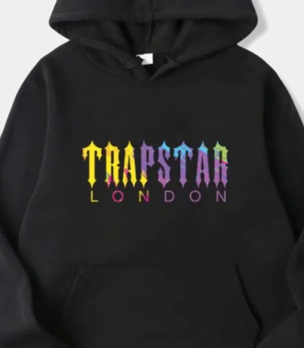 Felpa con cappuccio nera di Trapstar London