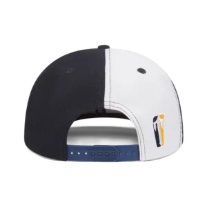 Trapstar Irongate Hat Arch Snapback – Blu marino/Bianco