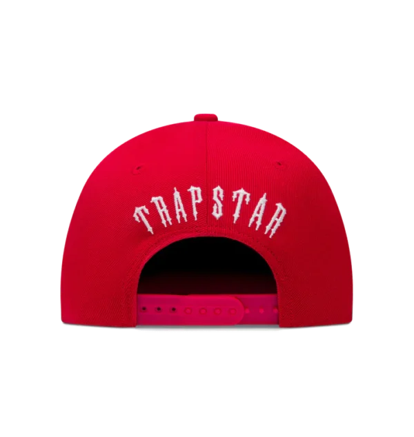Trapstar Irongate Hat Arch Snapback – ROSSO/BIANCO